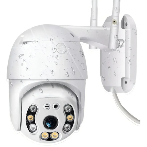 Cámara De Seguridad Domo Exterior IP WiFi 360° – Visión Nocturna HD