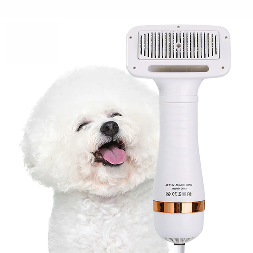 Cepillo secador 2 en 1 para mascotas